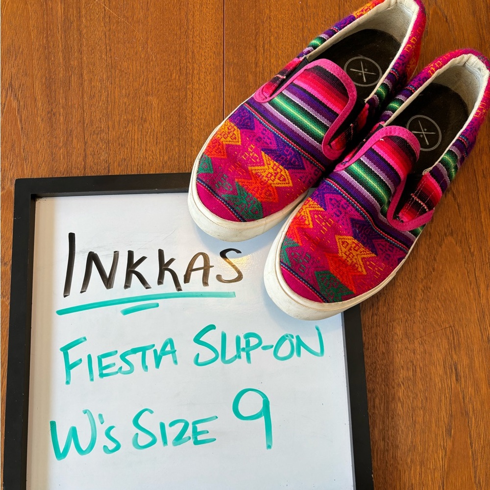 Inkkas Fiesta Slip-ons W’s 9 EUC
